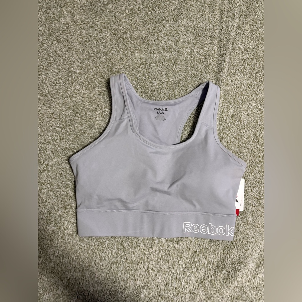 Reebok Women's Light Gray Sports Bra